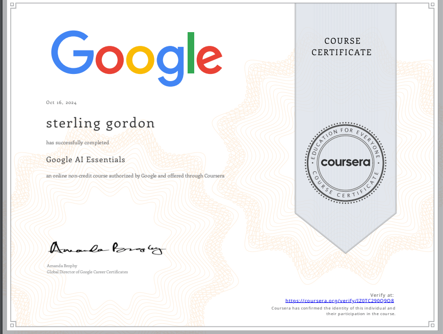 Google AI Essentials